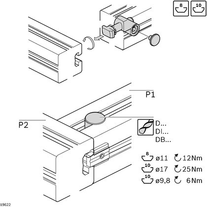 Quick connector n8 0°
