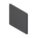 Cap cover, 30x30, ESD Noir