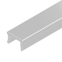 Cache rainure, N10, 2000mm, gris signalisation