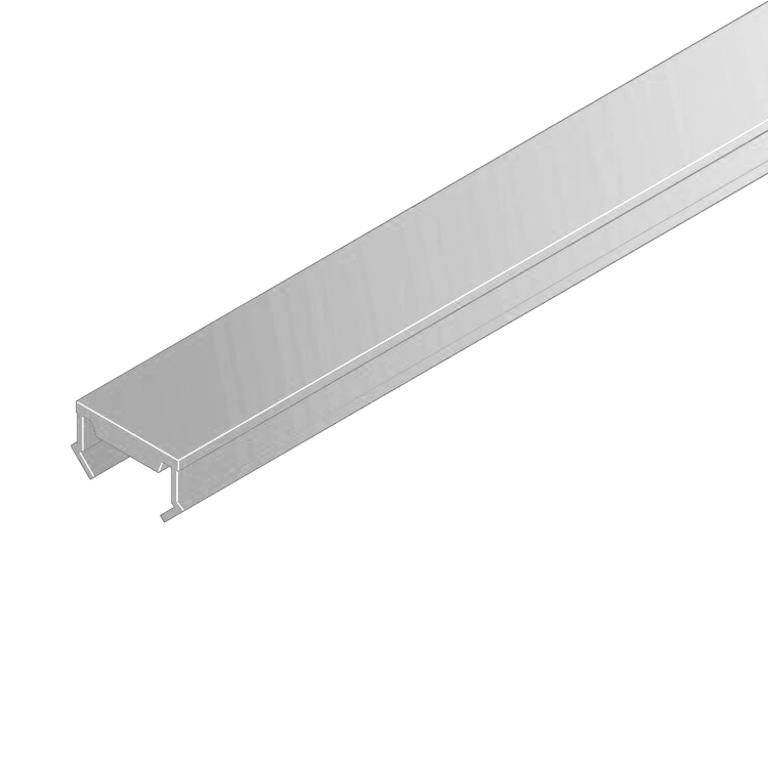 Cache rainure, N8, 2000mm, gris signalisation