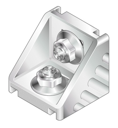 Gusset 45x45 kit (équerre)