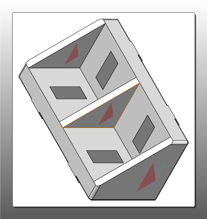 Équerre 45x45x90 à charge légère (light duty gusset)