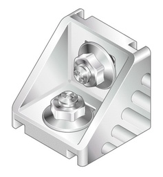 [3842523561] Gusset 45x45 kit (équerre)