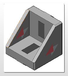 [CC05101] Équerre 45x45 à charge légère (light duty gusset)
